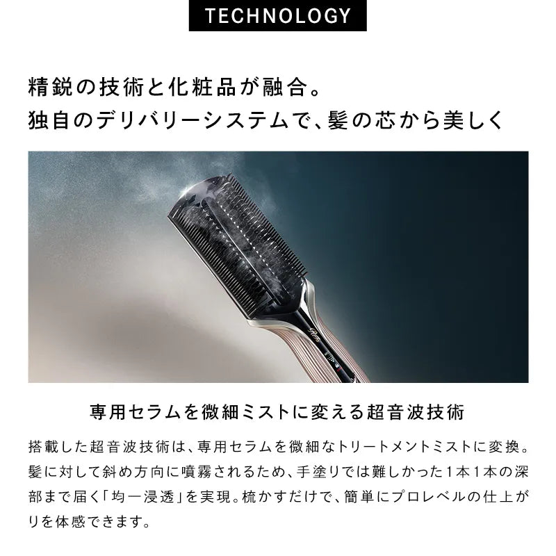 リファトリートメントアイロン セット　シャンパンベージュ