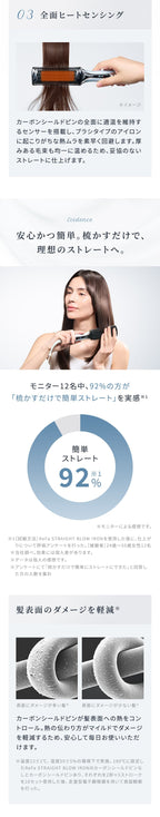 リファストレートブローアイロン　ホワイト
