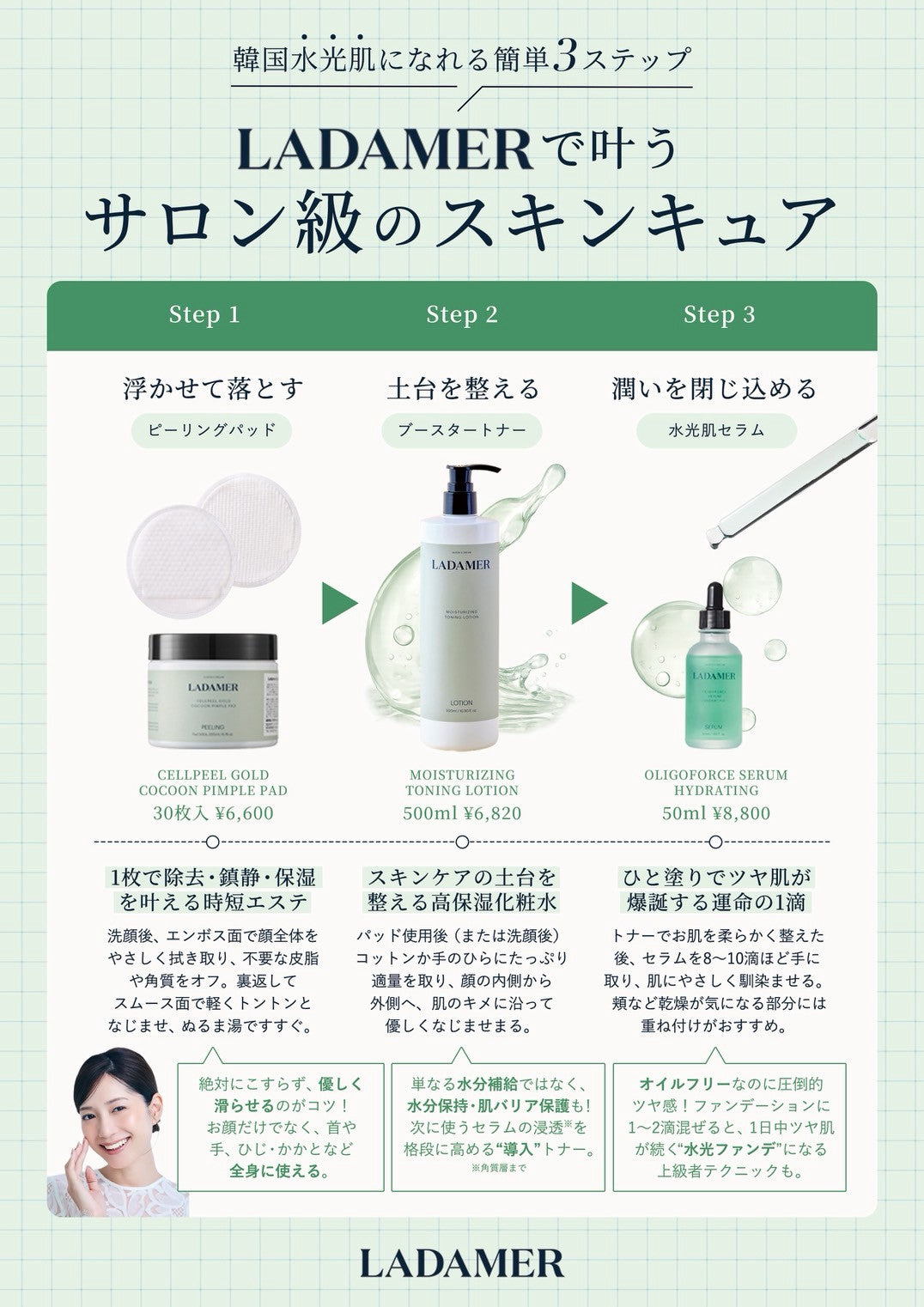 ラダメール オリゴフォースセラム 50ml